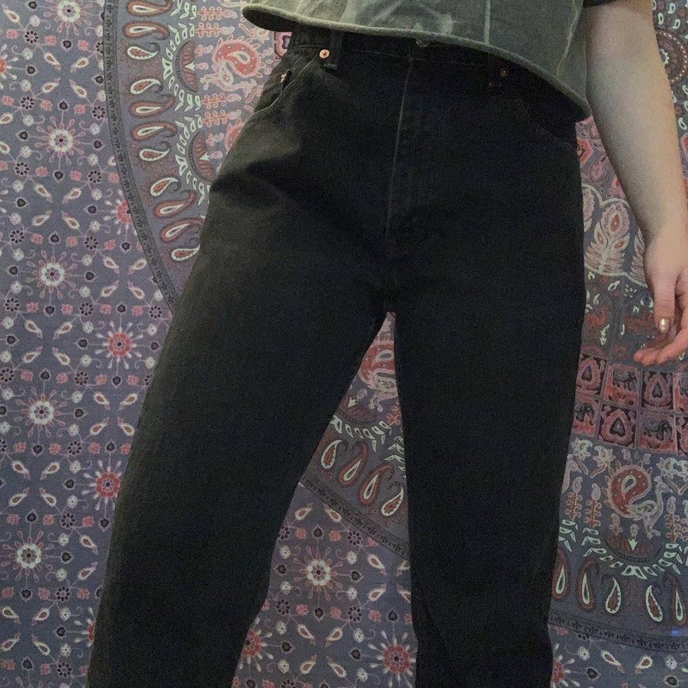 Straight Leg Black Levi’s 505